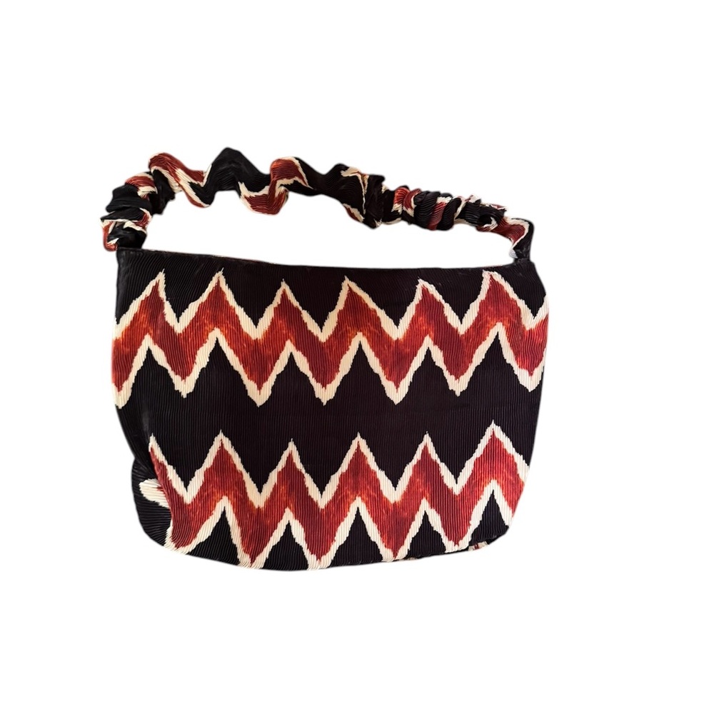 Desigual Black Red Chevron Shoulder Bag